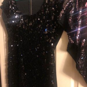 Sequin Shift Dress
